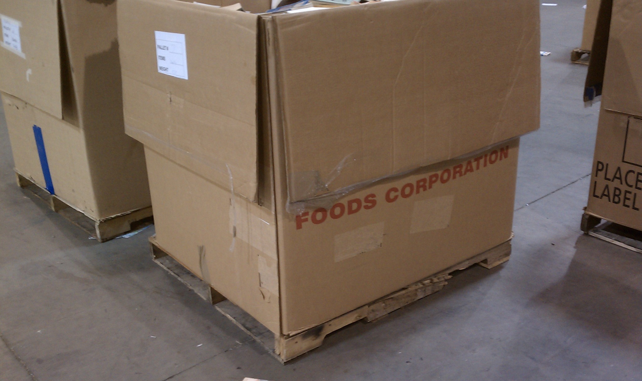 Inventory of Our Variety of Gaylord Boxes ALA Recycling