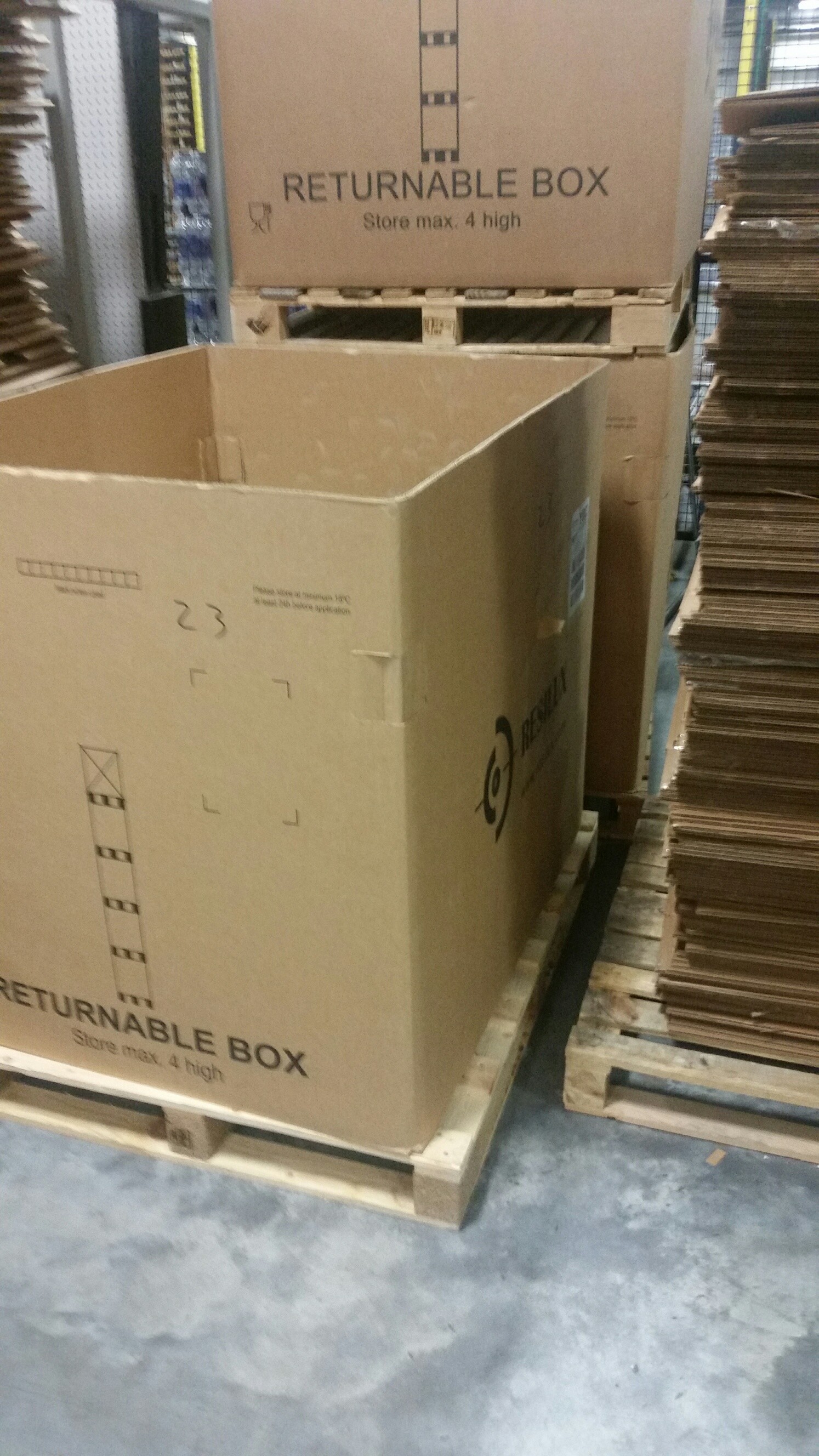 Inventory of Our Variety of Gaylord Boxes ALA Recycling